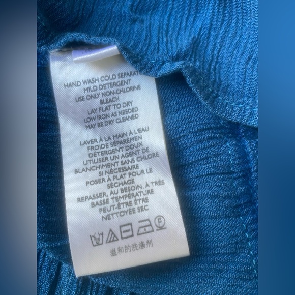 free people pretty cozy maxi button through collared button down teal blue - Picture 13 of 13